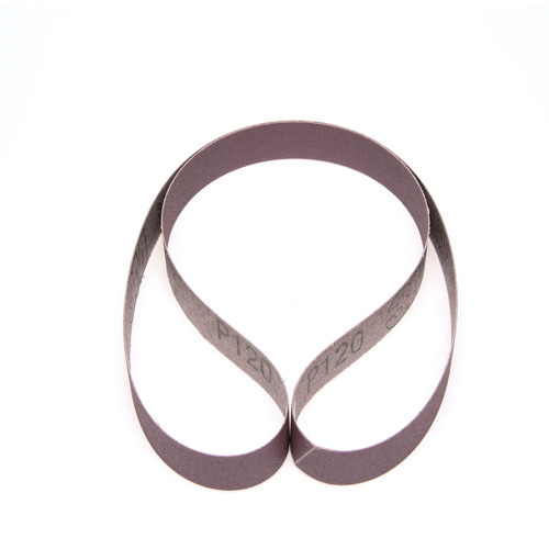 Courroie en textile 241D, 1" la x 42", Oxyde d'aluminium, Grain P120 TGS INDUSTRIEL