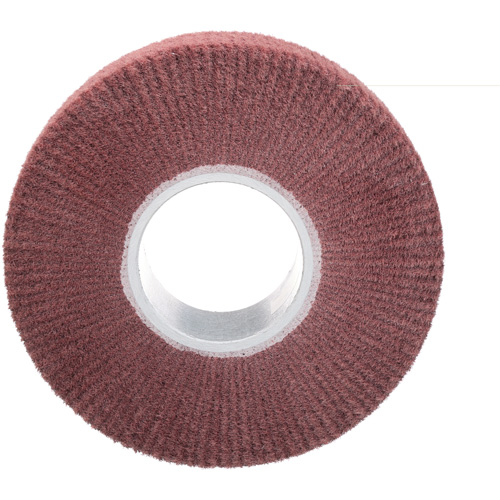 Scotch-Brite Finishing Flap Brush, Aluminum Oxide, Very Fine Grit, 8" x 2" x 3" TGS INDUSTRIEL