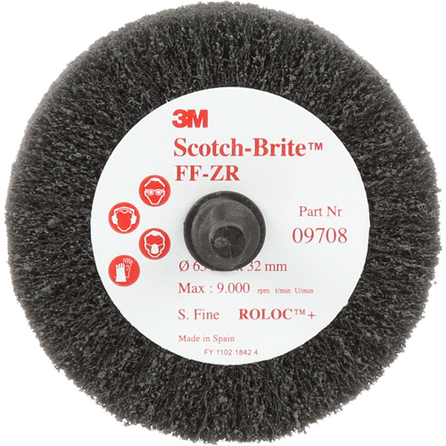 Scotch-Brite Cut & Polish Flap Brush, Aluminum Oxide, Fine Grit, 2-1/2" x 1-1/4" x 1/4" TGS INDUSTRIEL