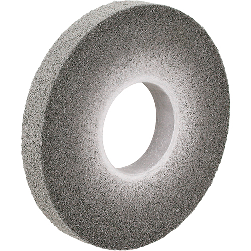 Meule d'&eacute;barbage EXL Scotch-Brite, 8" x 1/2", Arbre de 3" TGS INDUSTRIEL
