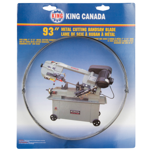 Lame de scie &agrave; ruban pour la coupe du m&eacute;tal, M&eacute;tal, 93" lo x 3/4" la x &eacute;paisseur 0,032", 14 dents par pouce TGS INDUSTRIEL