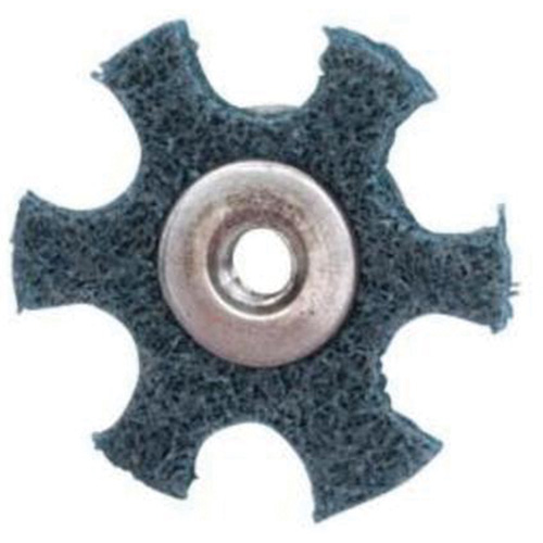 Abrasotex Surface Preparation Star, 3" Dia., Very Fine Grit, Aluminum Oxide TGS INDUSTRIEL