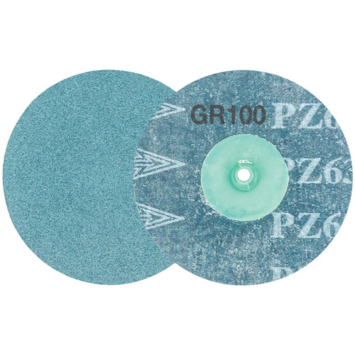 Disque de ponçage TWIST TOPCUT, 3" dia., Grain 100, Zirconium TGS INDUSTRIEL
