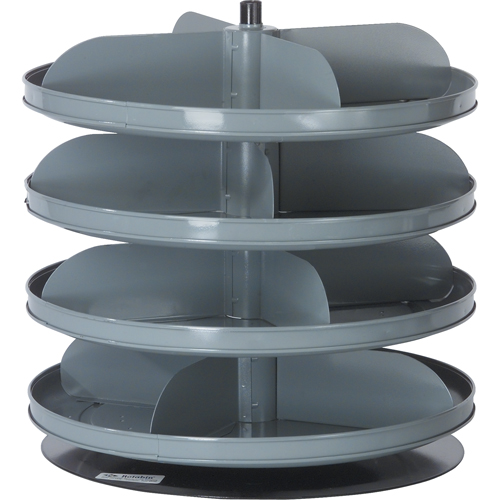 Modules de stockage Rotabin, 60 lb Capacit&eacute; par niveau, 10 Niveau(x), 42-1/8" ha x 17" dia TGS INDUSTRIEL