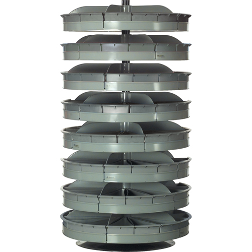 Modules de stockage Rotabin, 500 lb Capacit&eacute; par niveau, 66" ha x 28" dia TGS INDUSTRIEL
