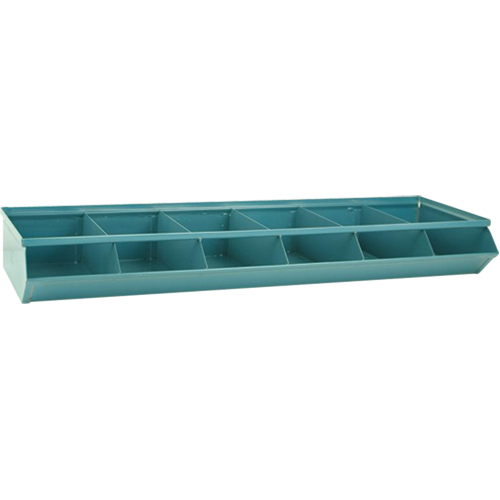 Bacs sectionnels superposables, Cap. 100 lb, 37" la x 12" p x 4-1/2" h, Bleu TGS INDUSTRIEL
