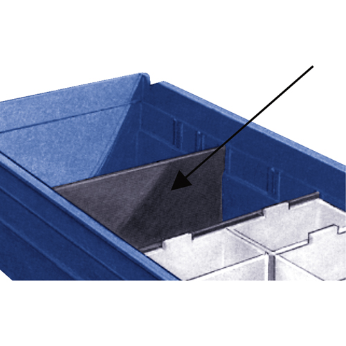 Bacs de rangement pour tablettes - Diviseurs TGS INDUSTRIEL