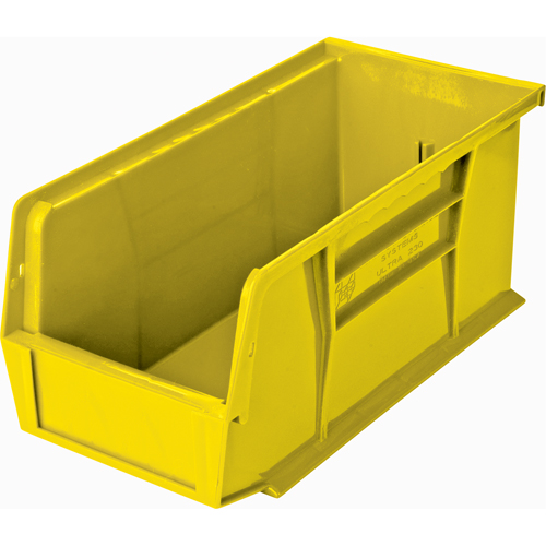 Ultra Stack & Hang Bin, 5-1/2" W x 5" H x 10-7/8" D, Yellow TGS INDUSTRIEL