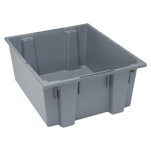 Contenants Stack & Nest, 10" x 23,5" x 19,5", Gris TGS INDUSTRIEL