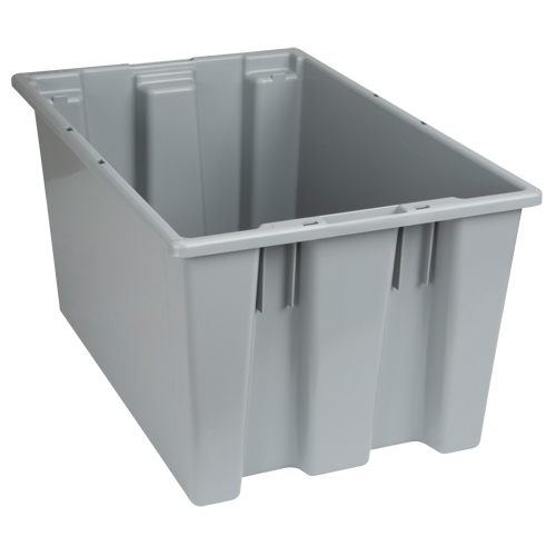 Contenants Stack & Nest, 12" x 23,5" x 15,5", Gris TGS INDUSTRIEL