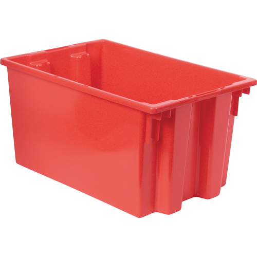 Contenants Stack & Nest, 12" x 23,5" x 15,5", Rouge TGS INDUSTRIEL