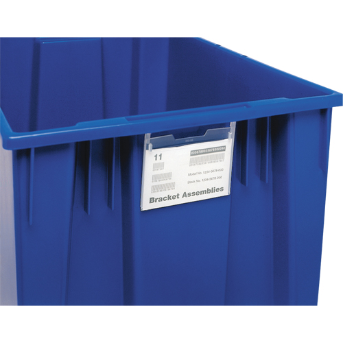 Label Holder for Stack & Nest Tote TGS INDUSTRIEL