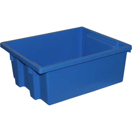 Stack-N-Nest&reg; Storage Bins, 6" x 15.25" x 12.25", Blue TGS INDUSTRIEL