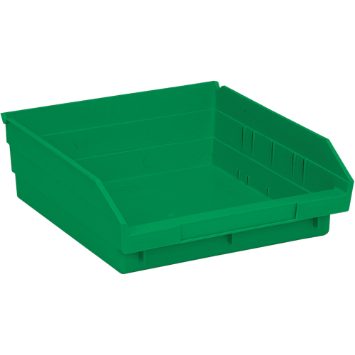Bacs pour tablette, 11-1/8" la x 4" H x 11-5/8" p, Vert, Capacit&eacute; 30 lb TGS INDUSTRIEL