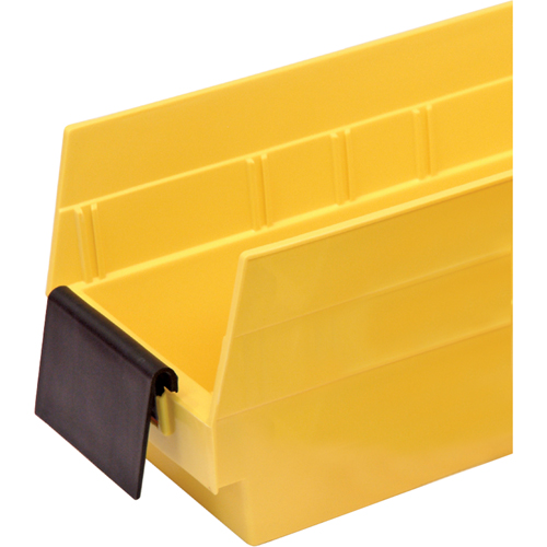 Bacs de rangement pour tablettes - Porte-&eacute;tiquettes de forme allong&eacute;e TGS INDUSTRIEL