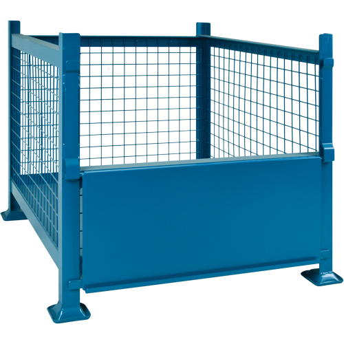 Contenants de vrac empilables, 40,5" la x 48,5" p x 30" h, Capacit&eacute; de 3000 lb TGS INDUSTRIEL