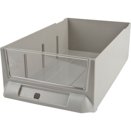 Tiroir de rechange pour armoires de pi&egrave;ces KPC-200, Plastique, 5-3/8" la x 9-13/16" p, 3-3/10" h, Gris TGS INDUSTRIEL