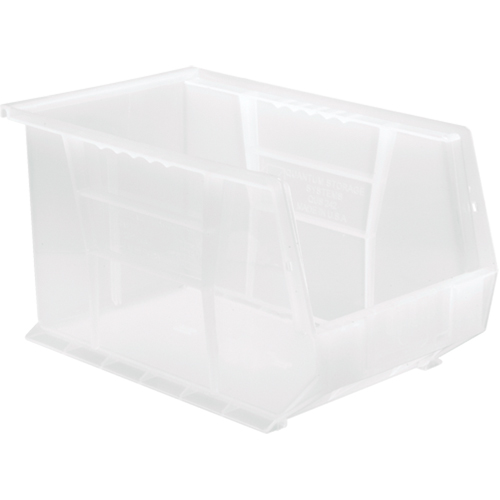 Clear-View Ultra Stack & Hang Bin, 8-1/4" W x 8" H x 13-5/8" D, Clear TGS INDUSTRIEL