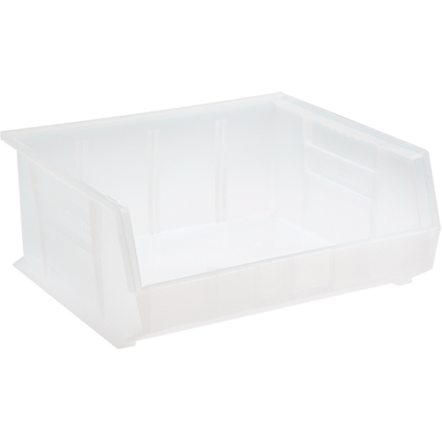 Bac transparent ultra empilable & suspendable, 16-1/2" la, 7" h x 14-3/4" p, Transparent TGS INDUSTRIEL