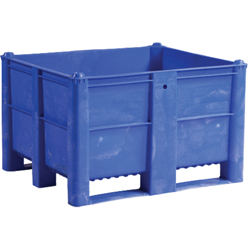 Conteneur pour palettes, 40"/47,25" p x 48"/39,4" la x 29"/29,1" h, Capacit&eacute; 1543 lb/2650 lb, Bleu TGS INDUSTRIEL