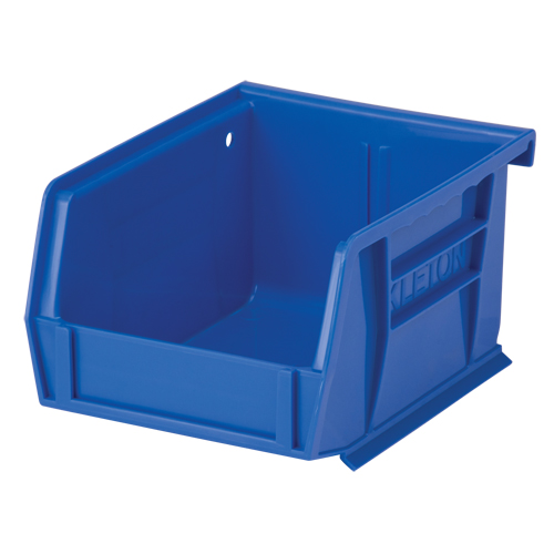 Bac empilable & &agrave; suspendre, 4-1/8" la, 3" h x 5-3/8" p, Bleu TGS INDUSTRIEL