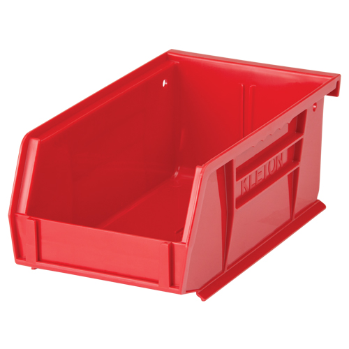 Bac empilable & &agrave; suspendre, 4-1/8" la, 3" h x 7-3/8" p, Rouge TGS INDUSTRIEL