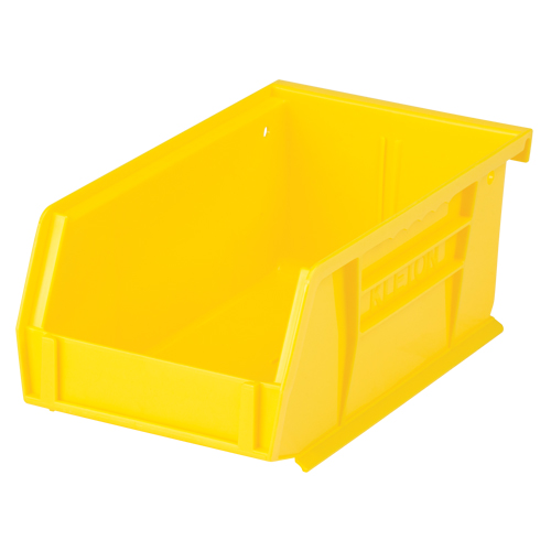 Bac empilable & &agrave; suspendre, 4-1/8" la, 3" h x 7-3/8" p, Jaune TGS INDUSTRIEL