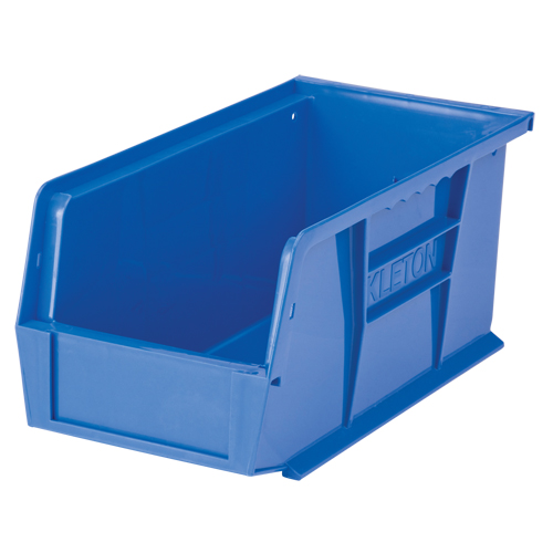 Bac empilable & &agrave; suspendre, 5-1/2" la, 5" h x 10-7/8" p, Bleu TGS INDUSTRIEL