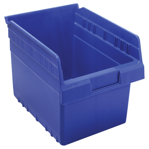 Bacs pour &eacute;tag&egrave;re Store-Max, 8-3/8" la x 8" H x 11-5/8" p, Bleu, Capacit&eacute; 44 lb TGS INDUSTRIEL
