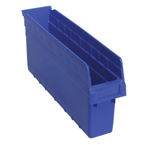Bacs pour &eacute;tag&egrave;re Store-Max, 4-3/8" la x 8" H x 17-7/8" p, Bleu, Capacit&eacute; 56 lb TGS INDUSTRIEL