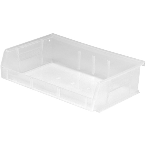 Ultra Stack & Hang Bin, 7-3/8" W x 3" H x 11" D, Clear TGS INDUSTRIEL