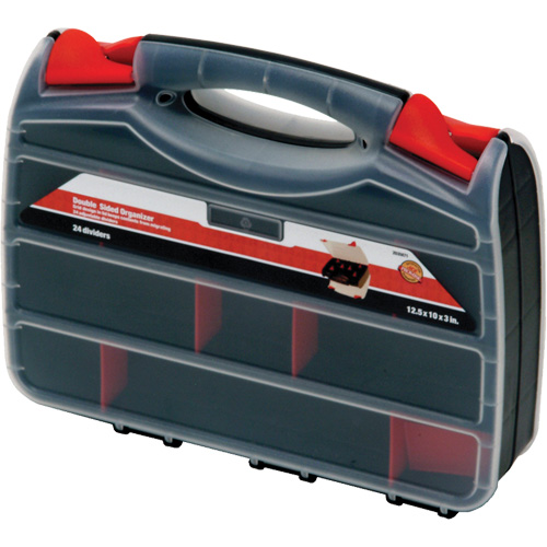 Boîte &agrave; compartiments en plastique, 10,25" la x 12,25" p x 3" h, 32 compartiments TGS INDUSTRIEL