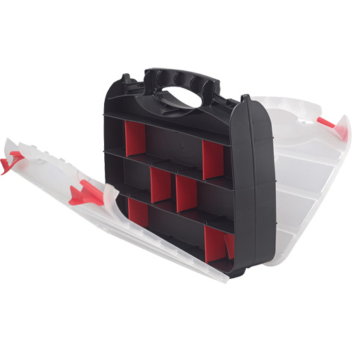 Boîte &agrave; compartiments en plastique, 10,25" la x 12,25" p x 3" h, 32 compartiments TGS INDUSTRIEL