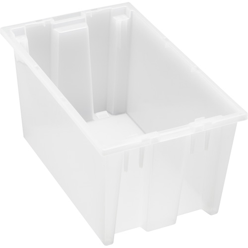 Contenant robuste Stack & Nest, 9" x 11" x 18", Transparent TGS INDUSTRIEL