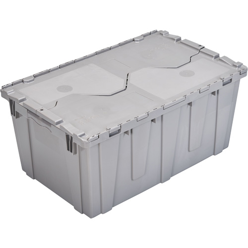 Bac emboîtable FP243C FliPak, 26,9" x 16,9" x 12,1", Gris TGS INDUSTRIEL