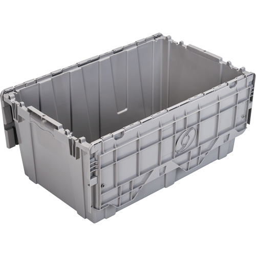 Bac emboîtable FP243C FliPak, 26,9" x 16,9" x 12,1", Gris TGS INDUSTRIEL