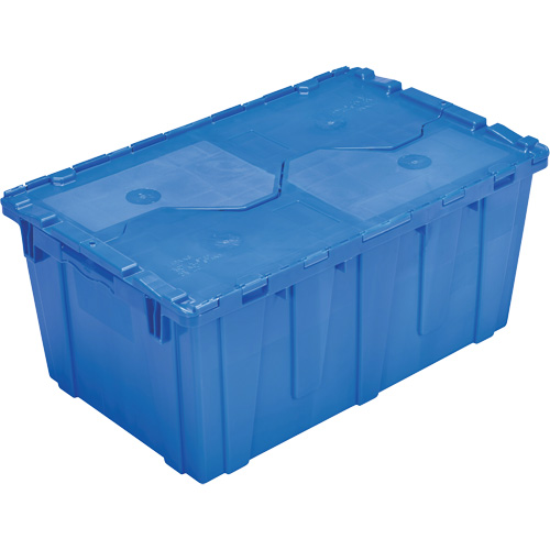 FP243C FliPak Nestable Tote, 26.9" x 16.9" x 12.1", Blue TGS INDUSTRIEL