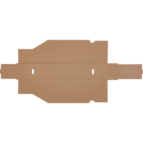 Boîtes profondes en carton ondul&eacute;, 2-7/8" la x 11-1/4" p x 4-1/2" h, Beige TGS INDUSTRIEL