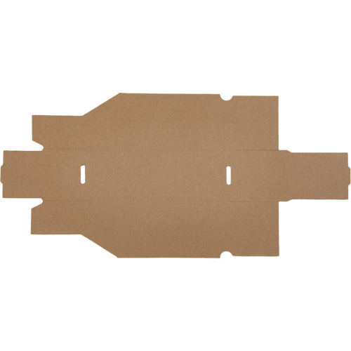 Boîtes profondes en carton ondul&eacute;, 3-3/4" la x 11-1/4" p x 4-1/2" h, Beige TGS INDUSTRIEL