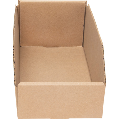 Boîtes profondes en carton ondul&eacute;, 5-3/4" la x 11-1/4" p x 4-1/2" h, Beige TGS INDUSTRIEL