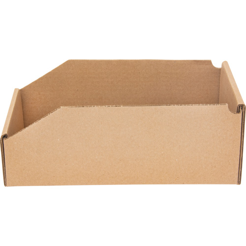 Boîtes profondes en carton ondul&eacute;, 5-3/4" la x 11-1/4" p x 4-1/2" h, Beige TGS INDUSTRIEL