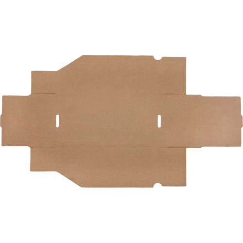 Boîtes profondes en carton ondul&eacute;, 5-3/4" la x 11-1/4" p x 4-1/2" h, Beige TGS INDUSTRIEL