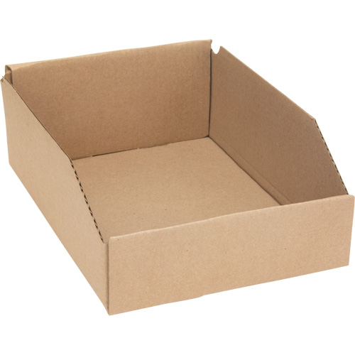 Boîtes profondes en carton ondul&eacute;, 8-3/4" la x 11-1/4" p x 4-1/2" h, Beige TGS INDUSTRIEL