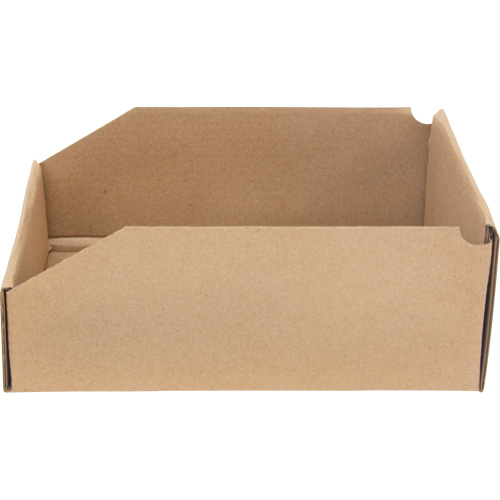 Boîtes profondes en carton ondul&eacute;, 8-3/4" la x 11-1/4" p x 4-1/2" h, Beige TGS INDUSTRIEL