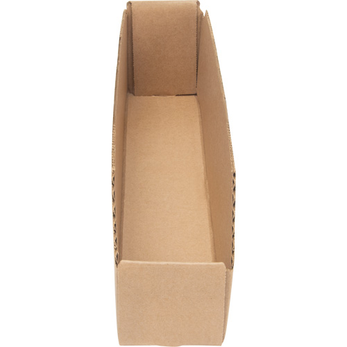 Boîtes profondes en carton ondul&eacute;, 1-7/8" la x 17-1/8" p x 4-1/2" h, Beige TGS INDUSTRIEL