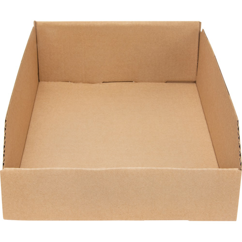 Boîtes profondes en carton ondul&eacute;, 11-3/4" la x 17-1/4" p x 4-1/2" h, Beige TGS INDUSTRIEL