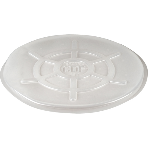 Couvercles protecteurs pour barils, Dessus ouvert, Convient aux 55 gal. US (45 gal. imp.), Transparent TGS INDUSTRIEL