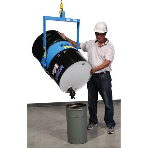 Leveurs de baril - Inclinaison manuelle, Baril de 55 gal. US (45 gal. imp.), Capacit&eacute; 800 lb/363 kg TGS INDUSTRIEL