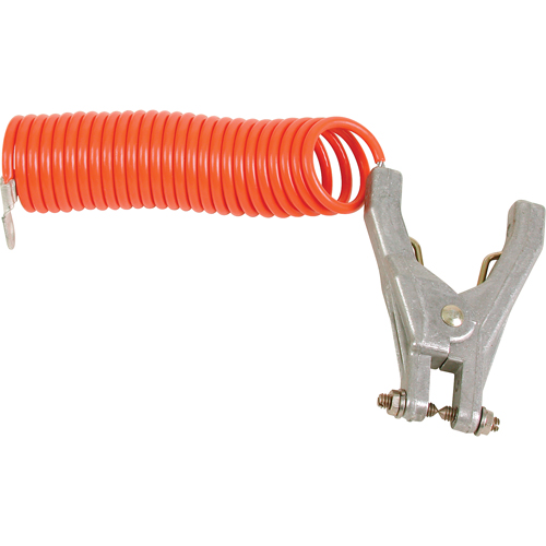 Coiled Grounding Clamps, 120" Long TGS INDUSTRIEL