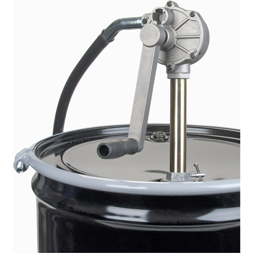 Pompes rotatives pour barils, Aluminium, Pour capacit&eacute; 15-55 gal., 6-3/4 oz par r&eacute;volution TGS INDUSTRIEL